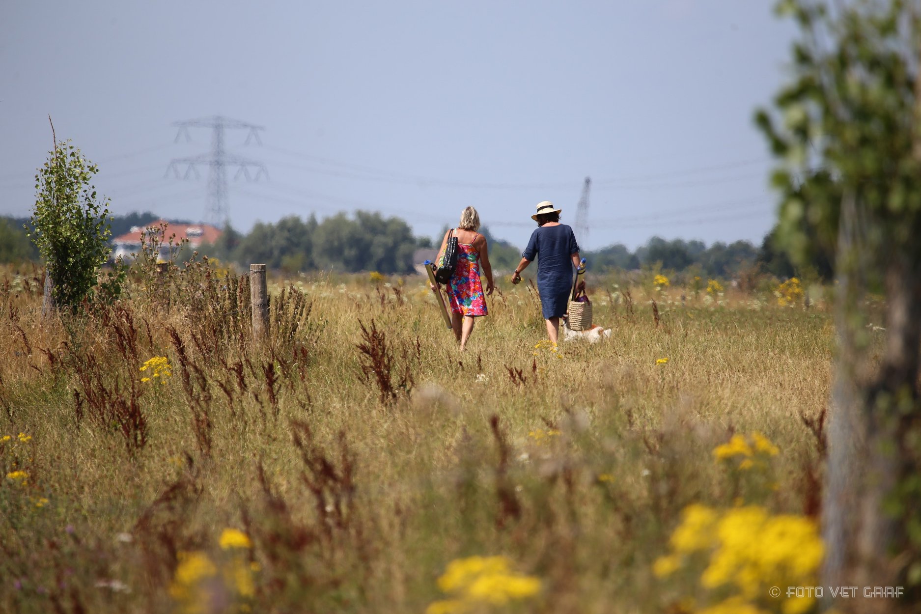 Wandelde badgasten Balgoij - fotograaf Jolanda van de Logt - Wijchen=