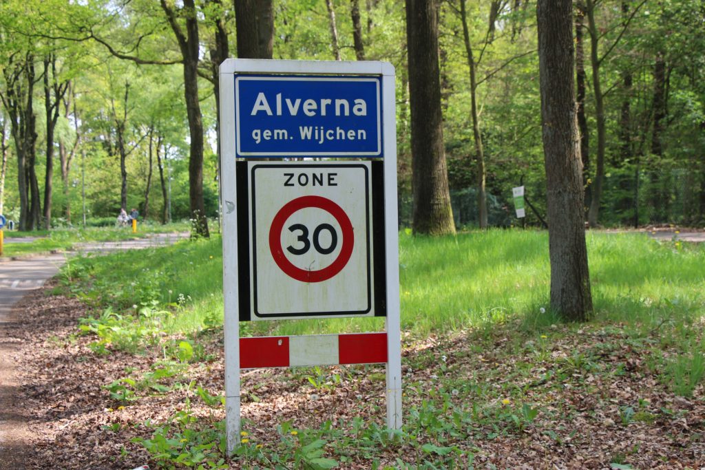 Alverna - bebouwde kom bord - Wijchen=