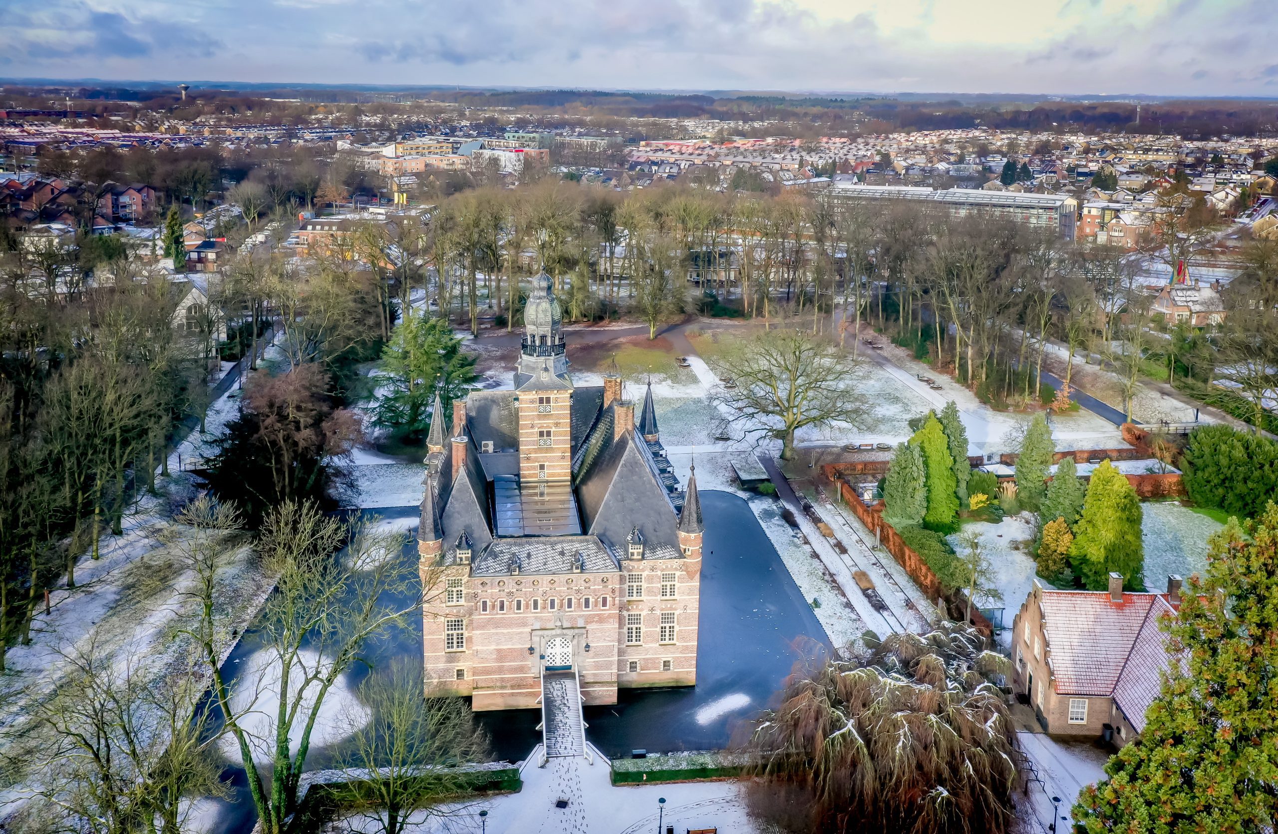 Kasteel Wijchen Sneeuw - Wijchen=